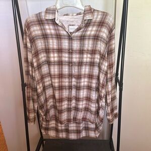 American eagle plaid button up